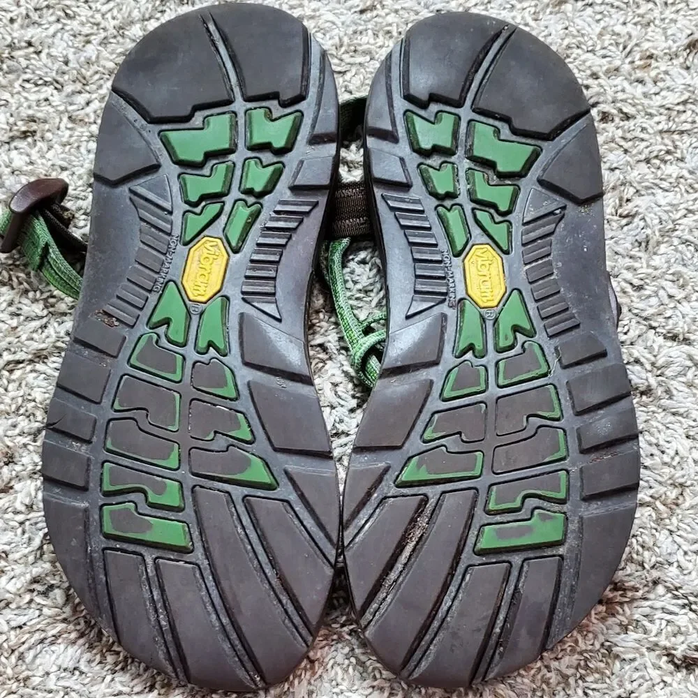 Chaco Green Aztek Vibram Sandals